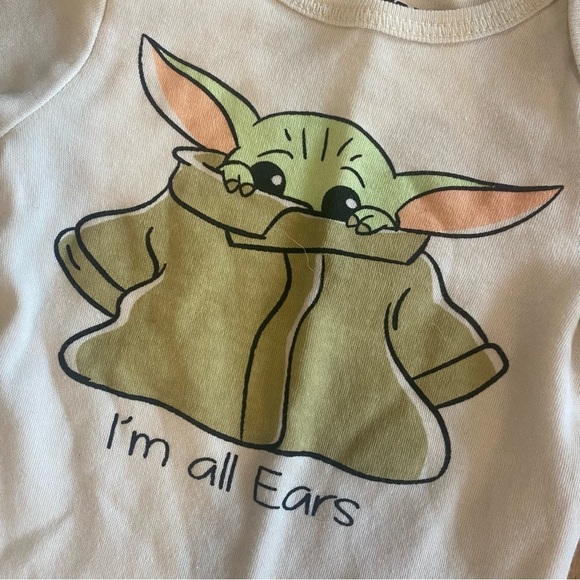 Star Wars Mandalorian Grogu One Piece Size 0-3 Months - Picture 6 of 6